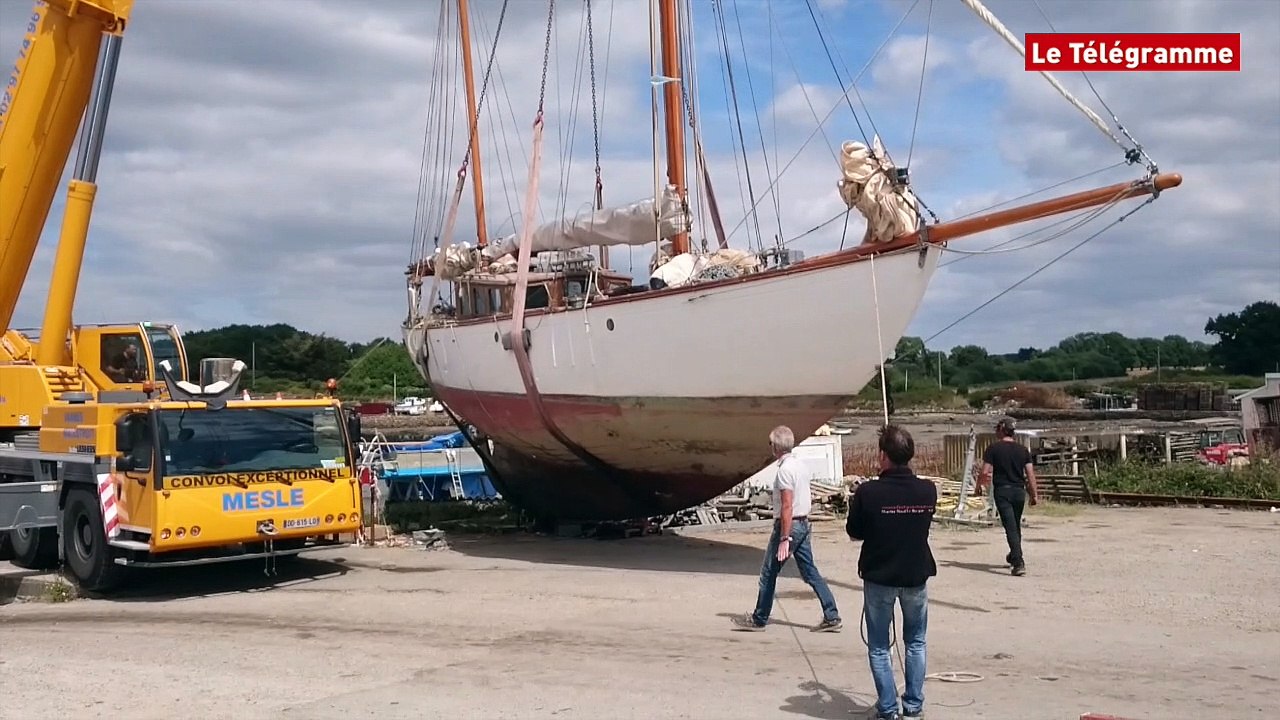Golfe du Morbihan. Un ketch anglais et son équipage sauvés