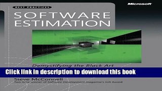 [Popular] Software Estimation: Demystifying the Black Art (Developer Best Practices) Hardcover