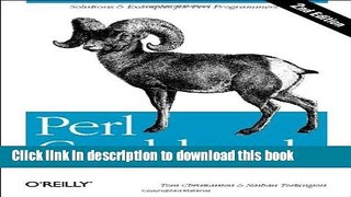 [Popular] Perl Cookbook, Second Edition Paperback Free