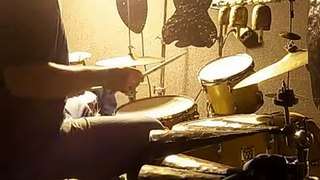 Andrew McAuley (KindBeats) - Drum Solo Over Baião Ostinato 4/10/09