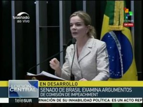 Brasil: Senado examina argumentos sobre impeachment