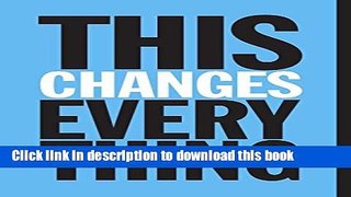 [Popular] This Changes Everything: Capitalism vs. the Climate Kindle Online