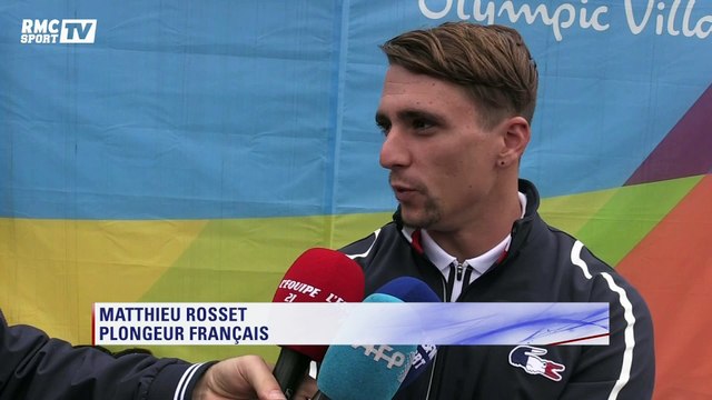 JO - Les plongeurs français réagissent à l'eau verte de la piscine de Rio