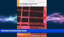 book online Heidegger Explained: From Phenomenon to Thing (Ideas Explained)