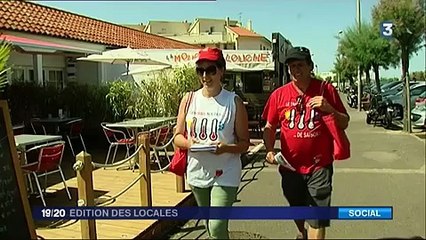 2010721-F3Pic-19-20-Bayonne-La CGT à la rencontre des saisonniers et des vacanciers