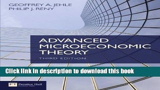 [Popular] Advanced Microeconomic Theory (3rd Edition) Kindle Free