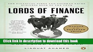 [Popular] Lords of Finance: The Bankers Who Broke the World Kindle Free
