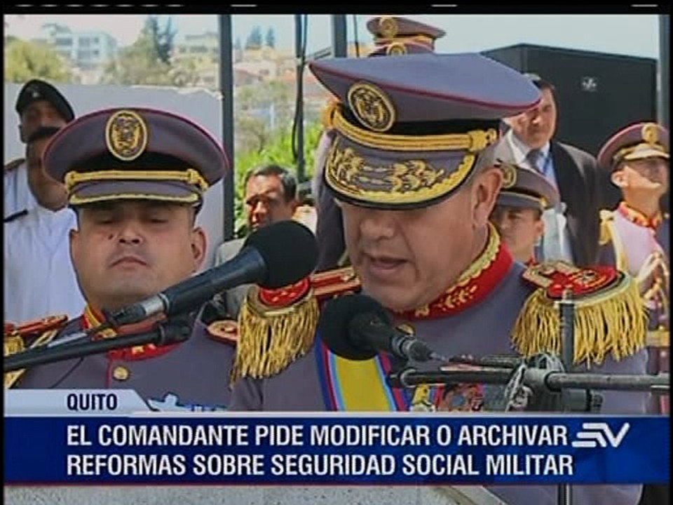 Reformas al Issfa concentraron discursos en ceremonia militar