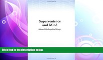 complete  Supervenience and Mind: Selected Philosophical Essays (Cambridge Studies in Philosophy)