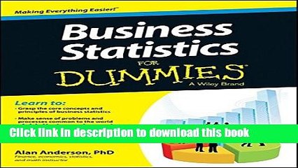 [Popular] Business Statistics For Dummies Hardcover Free