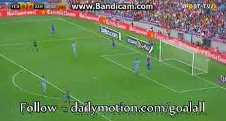 Lucas Digne Super Chance HD - Barcelona vs Sampdoria 10.08.2016 HD