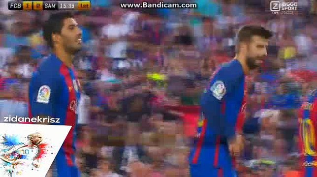 Luis Suárez Incredible Goal HD - FC Barcelona 1-0 Sampdoria - Friendly Match - 10/08/2016