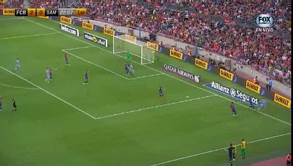 Luis Muriel Goal HD - Barcelona 2-1 Sampdoria 10.08.2016