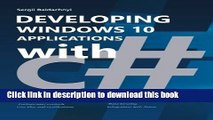 [Download] Developing Windows 10 Applications with C# Paperback Collection