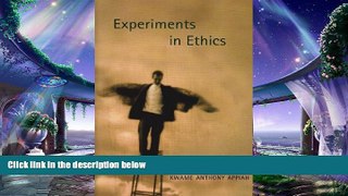 there is  Experiments in Ethics (Mary Flexner Lectures of Bryn Mawr College)