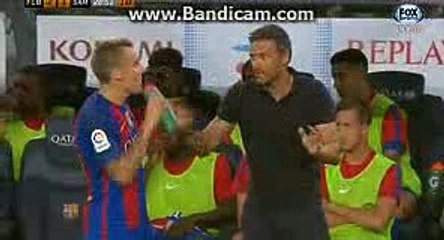 Messi - Torreira Horror faul - Barcelona vs Sampdoria 10.08.2016 HD