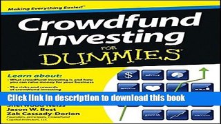 [Popular] Crowdfund Investing For Dummies Hardcover Free