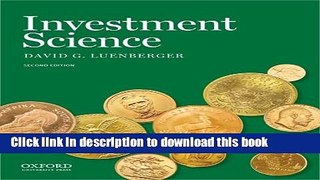 [Popular] Investment Science Paperback Collection