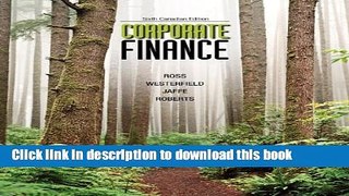 [Popular] Corporate Finance with Connect Access Card, Sixth Canadian Edition Paperback Free