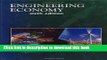 [Popular] Engineering Economy Paperback Free