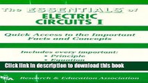[Popular Books] Essentials of Electric Circuits I (Essentials (Que Paperback)) (Vol 1) Free Online