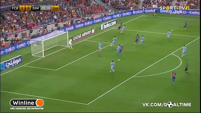 Lionel Messi Amazing Goal HD - Barcelona 2-0 Sampdoria - Trofeo Joan Gamper 10.08.2016 HD