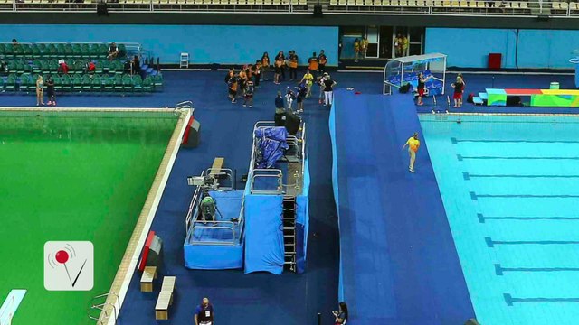 Olympic Pool Mysteriously Turns Green During Rio Games