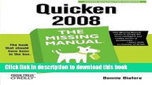 [Download] Quicken 2008: The Missing Manual Paperback Collection