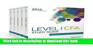 [Popular] Wiley Study Guide for 2016 Level I CFA Exam: Complete Set Kindle Collection