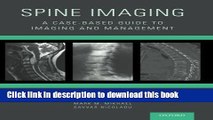 [Download] Spine Imaging: A Case-Based Guide to Imaging and Management Hardcover Free