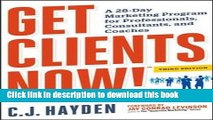 [Popular] Get Clients Now! (TM): A 28-Day Marketing Program for Professionals, Consultants, and