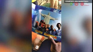 RIO-2016|  U.S. men's basketball team goes Rio sightseeing
