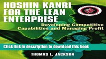 [Popular] Hoshin Kanri for the Lean Enterprise: Developing Competitive Capabilities and Managing