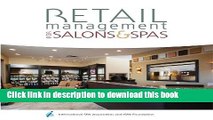 [Popular] Retail Management for Salons and Spas Paperback Free