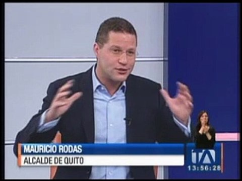 Rodas dijo que datos sobre Solución Vial Guayasamín están disponibles para todos