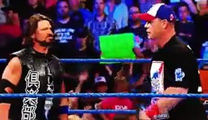 Relive the heated rivalry between John Cena and AJ Styles- SmackDown Live, Aug. 9, 2016