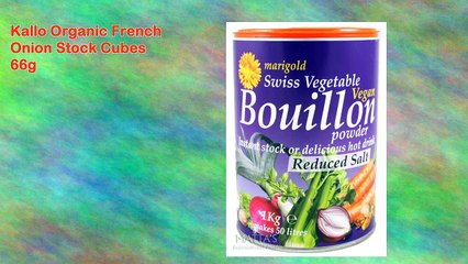 Kallo Organic French Onion Stock Cubes 66g