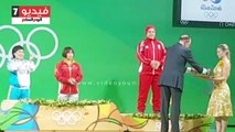 أولمبياد 2016..بالفيديو..زغروتة أثناء تتويج سارة سمير بالميدالية البرونزية