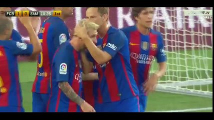 Barcelona vs Sampdoria 3-2 All Goals & Highlights HD 10.08.2016