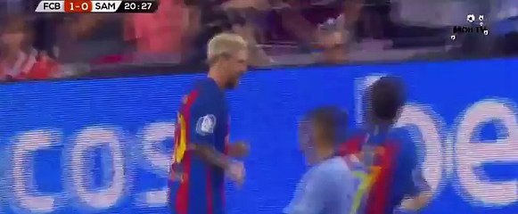 Barcelona vs Sampdoria 3-2 All Goals & Highlights 2016