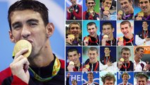 Here are all of Michael Phelps's 28 Olympic medals