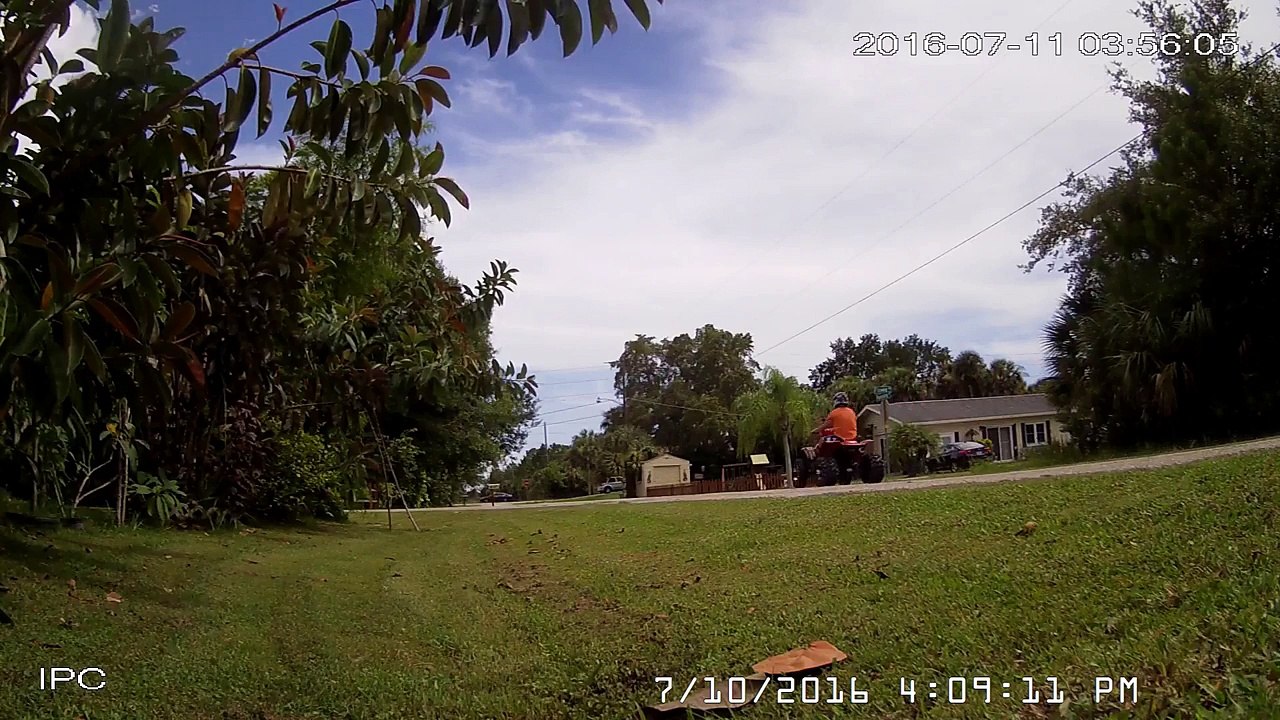 STALKERS FRIEND is STALKING and illegally rideing atv loudly on roads