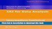 [Download] SAS for Data Analysis: Intermediate Statistical Methods (Statistics and Computing)