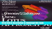 [Download] Using Lotus Approach 96, Special Edition: Version 96 for Windows 95 (Special Edition