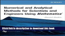 [Download] Numerical and Analytical Methods for Scientists and Engineers, Using Mathematica