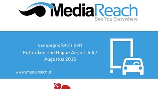 BVN campagne op Rotterdam The Hague Airport