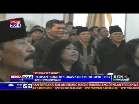 Ratusan Orang Deklarasikan Jokowi Capres 2014