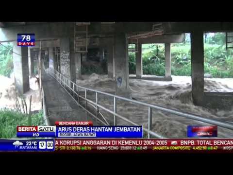Jembatan Tol Jagorawi Terancam Ambruk Diterjang Banjir