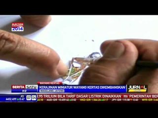 Miniatur Wayang dari Magelang Terkenal Hingga Mancanegara