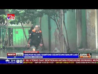 Hujan Semalaman, Kampung Cieunteung Bandung Banjir